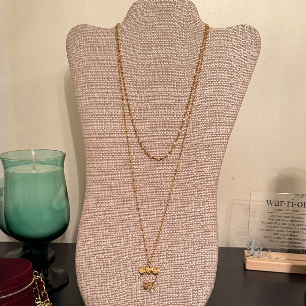 Gold tone Necklace bundle